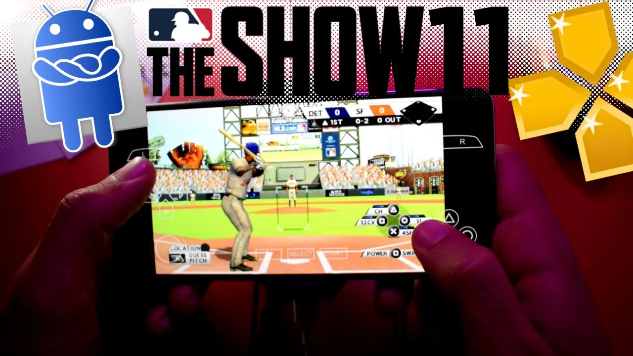 MLB 11 The Show Gameplay Android - PPSSPP Gold - PSP Emulator Android