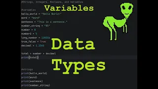 Data Types - Python Lesson 1