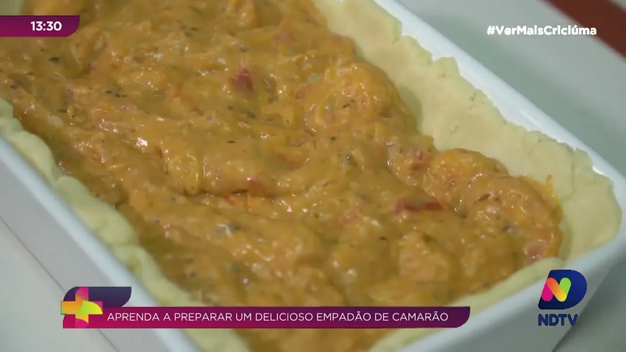 Aprenda a preparar empadão de camarão