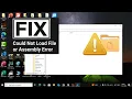 How To Fix Could Not Load File or Assembly or One of Its Dependencies Error