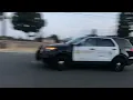 LASD Major Response Code 3 Fugitive Suspect