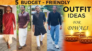 5 Budget Friendly 🪔 DIWALI OutFits Ideas For Men 😃