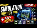 Class 9 Computer Chapter 7 Simulation Benefits Uses Lecture 5 Notes