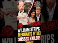 Sussex EXILED From Royal Events