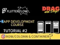 FlutterFlow Tutorial For Beginners FlutterFlow Rows Columns and Container