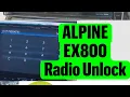 Lagu Nissan Serena Radio Alpine EX800 Unlock password Online | whatsapp us +61430386-787 | Navigationdisk