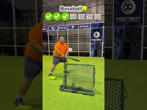 Baseball Bat vs Rising Ball Speed ⚽️⚡ How Long Can He Protect the Goal? 😳🔥