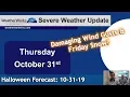 Severe Weather Update 10-31-19
