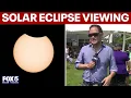 Kids see solar eclipse at Liberty Science Center