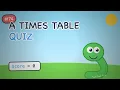 Python for Kids A Times Table Quiz I can build a game with loops