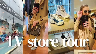louis vuitton store tour shopping vlog 2023