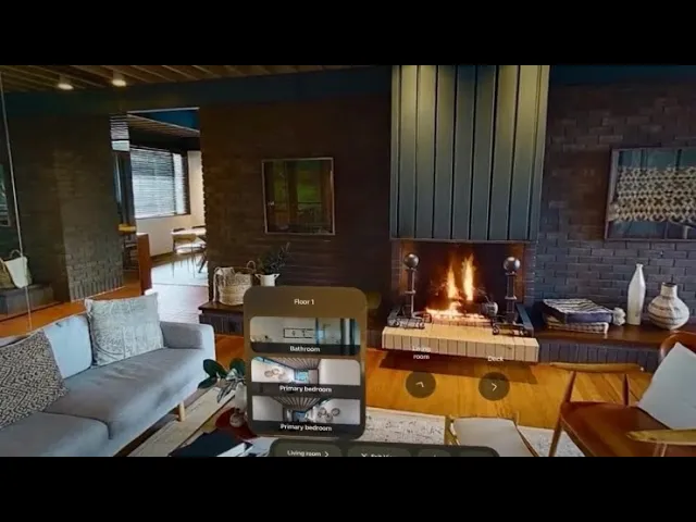 Apple Vision Pro x Zillow. The future of interior design and apartment tours.