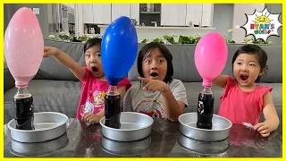 Download Easy DIY Science Experiment for Kids Blowing up Balloons with Rock Candy! MP3