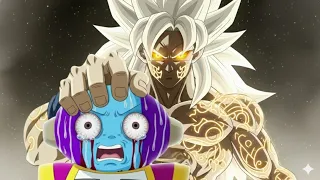 غضب غوكو يبيد جميع الحكام و 1000 مساعد برمشة واحدة غوكو يكتسب هيئة الغريزة الضوئية الفائقة 