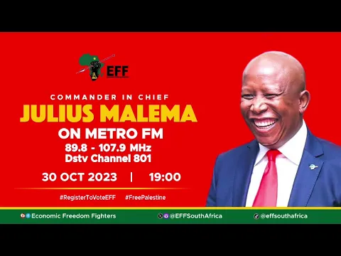 Download MP3 CIC Julius Malema On MetroFM With Faith Mangope