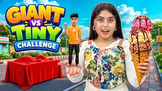 Giant vs Tiny challenge 🤜🏻🤛🏻with husband 