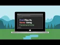 How Find a File by Name using Command Line in GUIDE