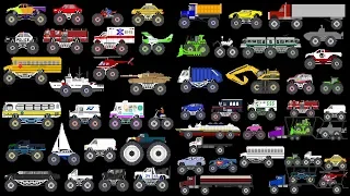 Download Monster Vehicles Collection - Monster Trucks - The Kids' Picture Show (Fun \u0026 Educational) MP3