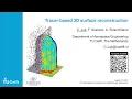 Tracer-based 3D surface reconstruction Constantin Jux ISPIV21