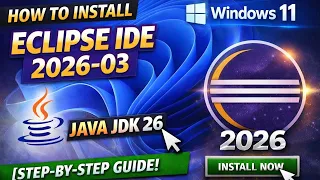 Eclipse IDE 2026 Installation Guide Windows 11 JDK 26 Easy Setup 2026