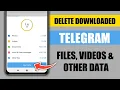 Delete Downloaded Telegram Videos, Files and Other Data in one click