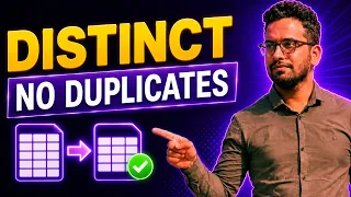 SQL DISTINCT Keyword Explained SQL Tutorial