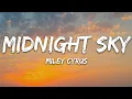 Download Lagu Miley Cyrus - Midnight Sky (Lyrics)