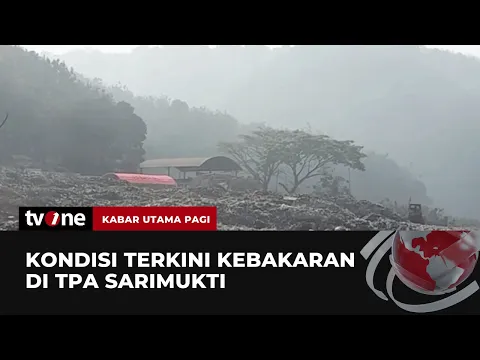 Kebakaran Tempat Pembuangan Sampah Sarimukti, Asap Masih Membumbung di Zona Dua