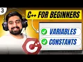 Variables and constants in C