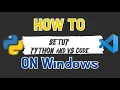 How to Setup Python and VS Code on Windows Python 3 IDLE Visual Studio Code