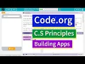 Multi-Screen Apps Lesson 2 4 Tutorial with Answers Code org CS Principles