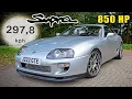 Download Lagu 850HP TOYOTA SUPRA BIG TURBO 2JZ // TOP SPEED REVIEW on AUTOBAHN