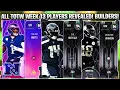 ALL TOTW WEEK 13 PLAYERS REVEALED TEAM BUILDERS ARE HERE MADDEN 23 ULTIMATE TEAM