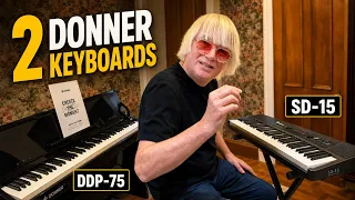 I'VE GOT TWO DONNER KEYBOARDS TO EXPLORE… WHICH ONE WILL SURPRISE ME? 😲🎹 | DDP-75 & SD-15
