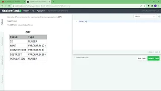 Hackerrank SQL solutions POPULATION DENSITY DIFFERENCE - Tamil