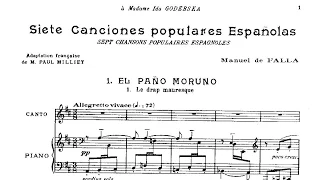 Download Manuel de Falla: Siete canciones populares españolas (1914) MP3