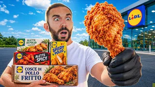 PROVO TUTTO IL POLLO FRITTO DEL LIDL !! - Sarà buono??