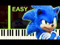 Download Lagu STARS IN THE SKY | SONIC THE HEDGEHOG 2 - EASY Piano Tutorial