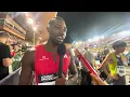 Download Lagu Noah Lyles' After Winning Monaco Diamond League 200m In 19.88 Over Letsile Tebogo