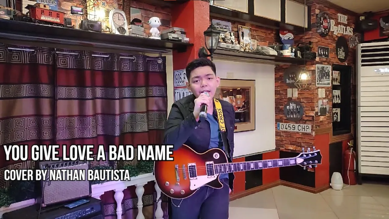 Bon Jovi - You Give Love A Bad Name Cover By Nathan Bautista (ONE BOY BAND)