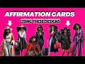 How to Create Affirmation Cards with ChatGPT Canva Design Your Own Positive Cards