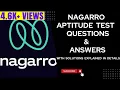 Nagarro Aptitude Test Questions With Answers Explained In Details Nagarro Interview Experience