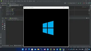 Draw window with python turtle episode 14