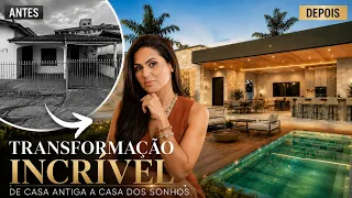 Transformação INCRÍVEL: Casa Antiga Virou Casa dos Sonhos | Antes e Depois