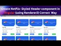 Building a Netflix-Style Header in Angular Best Practices Renderer2 Change Detection Explained
