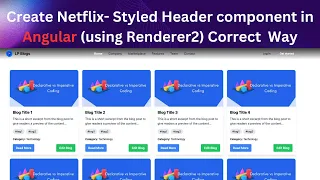 Building a Netflix-Style Header in Angular Best Practices Renderer2 Change Detection Explained