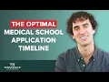 The Optimal Medical School Application Timeline