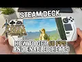 Steam Deck - How To Unlock Higher FPS in Breath of the Wild