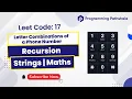 Cracking the Code Solving the Letter Combinations of a Phone Number Question