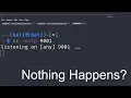 Troubleshooting Netcat NC when attempting a reverse shell - Kali